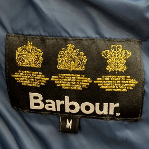 Barbour Dark Navy lightweight quilted jacket medium Men's - Picture 7 of 8